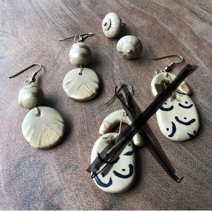 🌞3 for $25🌞 | Handmade Clay Earrings
